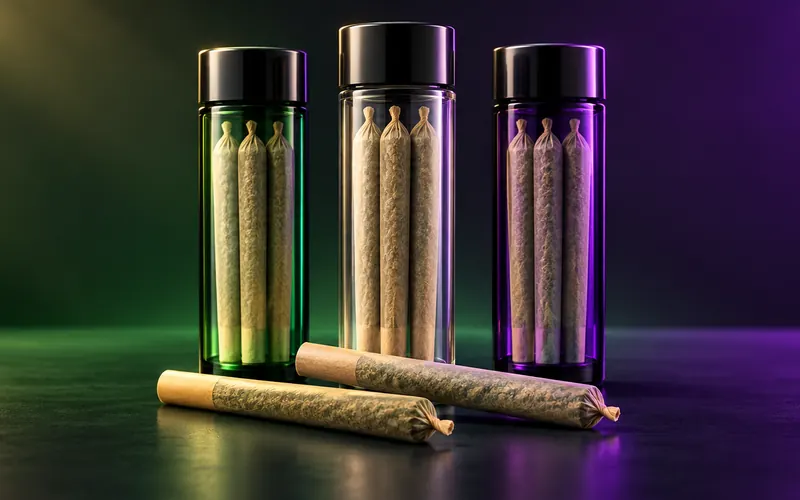 Pre-rolled joints at Agincourt Vape Cannabis Dispensary, Sheppard Ave East